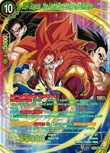 SS4 Gogeta, the Light Protecting the Universe (SPR) (BT31-052) [Impact Beyond Dimensions]