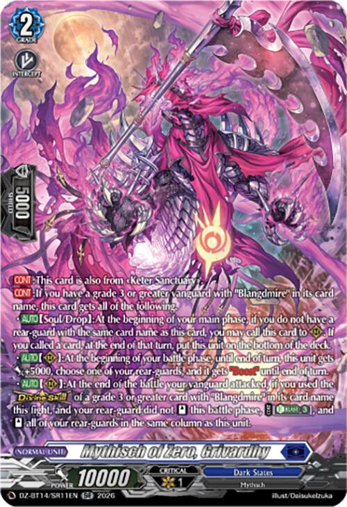 Mythisch of Zero, Grivardhy (DZ-BT14/SR11EN) [Envoys of the Crimson Moon]
