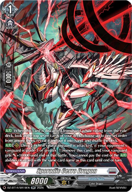 Sporadic Cerro Dragon (DZ-BT14/SR19EN) [Envoys of the Crimson Moon]