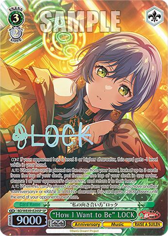 "How I Want to Be" LOCK (BD/WE49-E24SP) [BanG Dream! 10th Anniversary! Premium Booster]