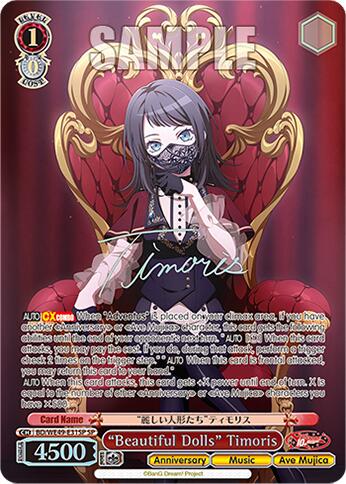 "Beautiful Dolls" Timoris (BD/WE49-E31SP) [BanG Dream! 10th Anniversary! Premium Booster]