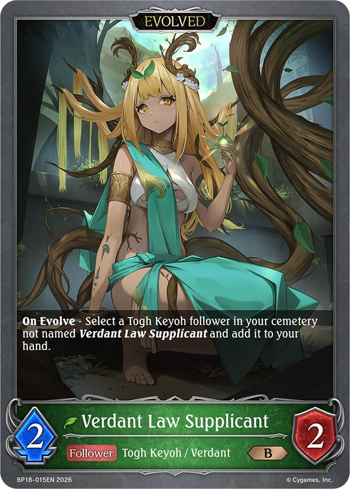 Verdant Law Supplicant (Evolved) (BP18-015EN) [Neometropolis]