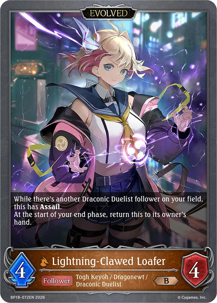 Lightning-Clawed Loafer (Evolved) (BP18-072EN) [Neometropolis]