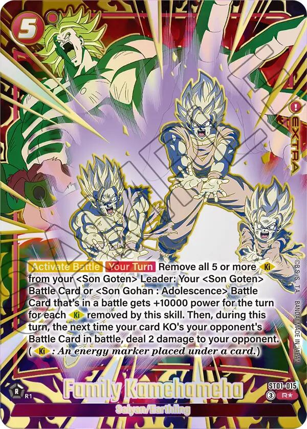 Family Kamehameha (Alternate Art) [Story Booster 01]