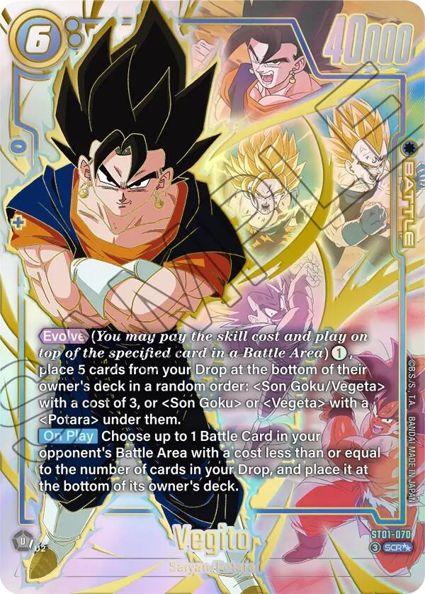 Vegito (ST01-070) (Super Alternate Art) [Story Booster 01]