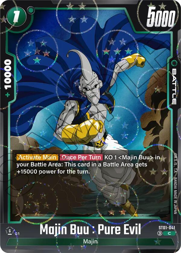 Majin Buu : Pure Evil (ST01-041) (Dragon Ball Pattern) [Story Booster 01]