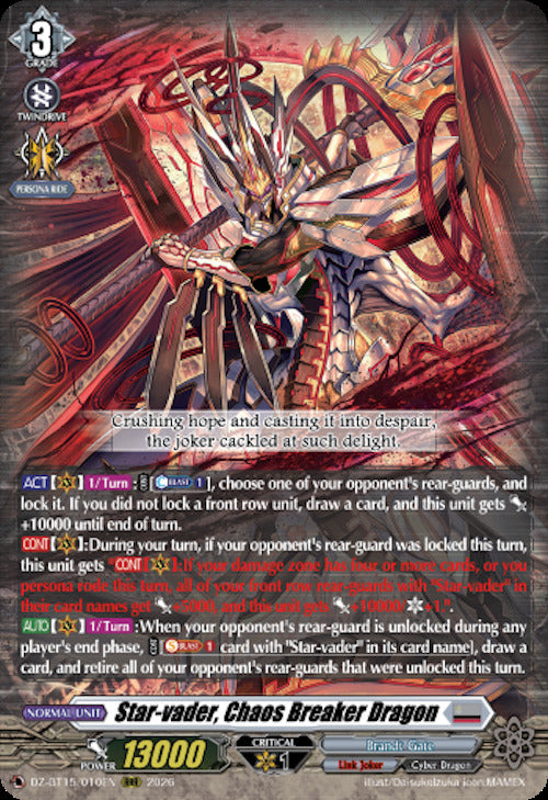 Star-vader, Chaos Breaker Dragon (DZ-BT15/010EN) [Strike of Illusionary Shadows]