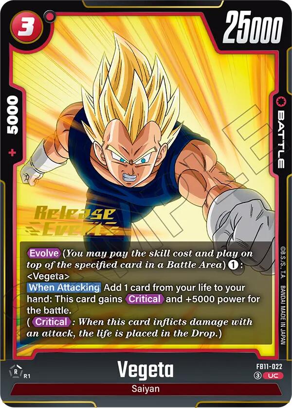 Vegeta (FB11-022) [Brightness of Hope Release Event Cards]
