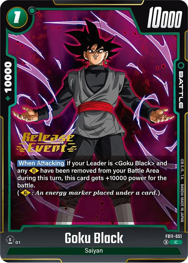 Goku Black (FB11-051) [Brightness of Hope Release Event Cards]