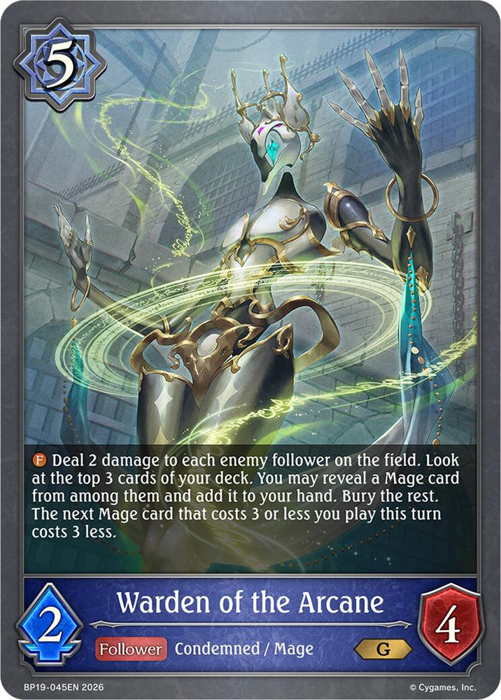 Warden of the Arcane (BP19-045EN) [Eightfold Retribution]
