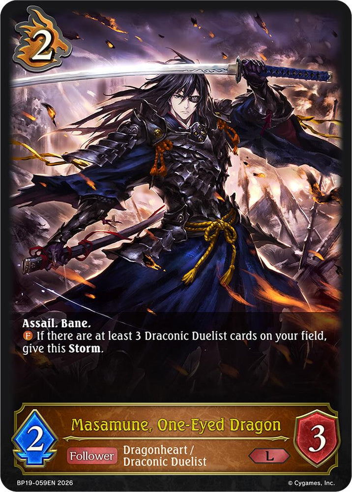 Masamune, One-Eyed Dragon (BP19-059EN) [Eightfold Retribution]