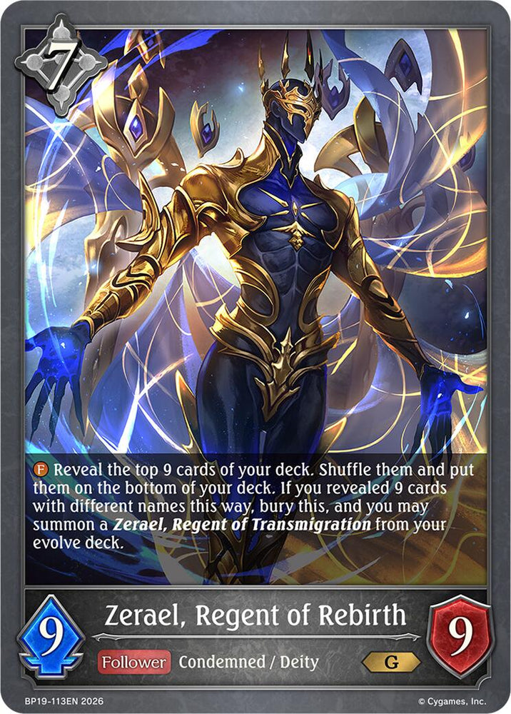Zerael, Regent of Rebirth (BP19-113EN) [Eightfold Retribution]