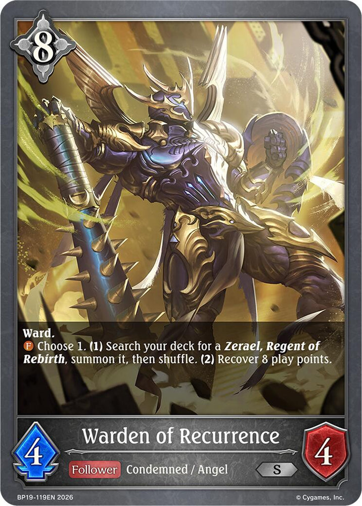 Warden of Recurrence (BP19-119EN) [Eightfold Retribution]