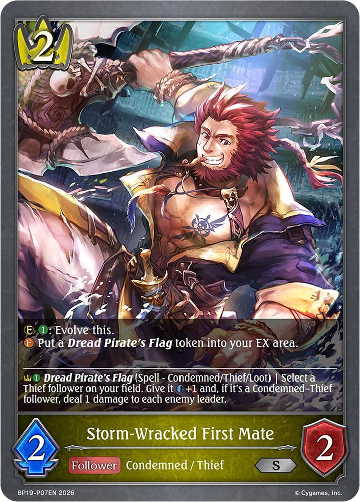 Storm-Wracked First Mate - P07EN (Foil) (BP19-P07EN) [Eightfold Retribution]
