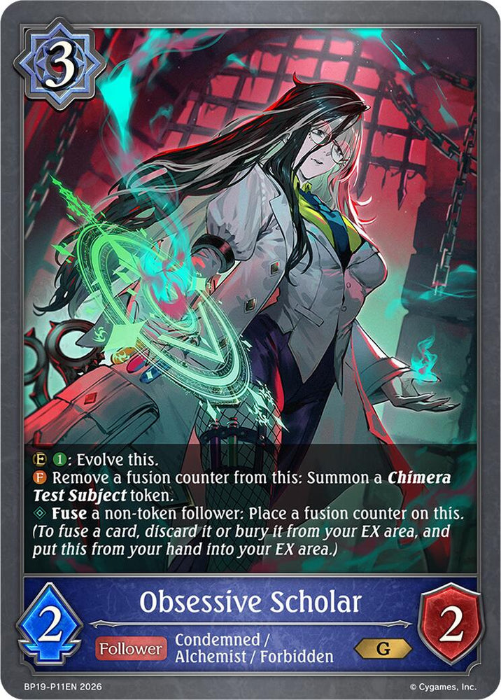 Obsessive Scholar - P11EN (Foil) (BP19-P11EN) [Eightfold Retribution]