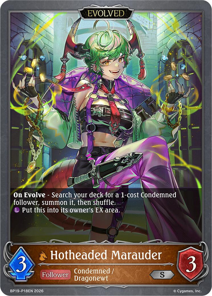 Hotheaded Marauder (Evolved) - P18EN (Foil) (BP19-P18EN) [Eightfold Retribution]