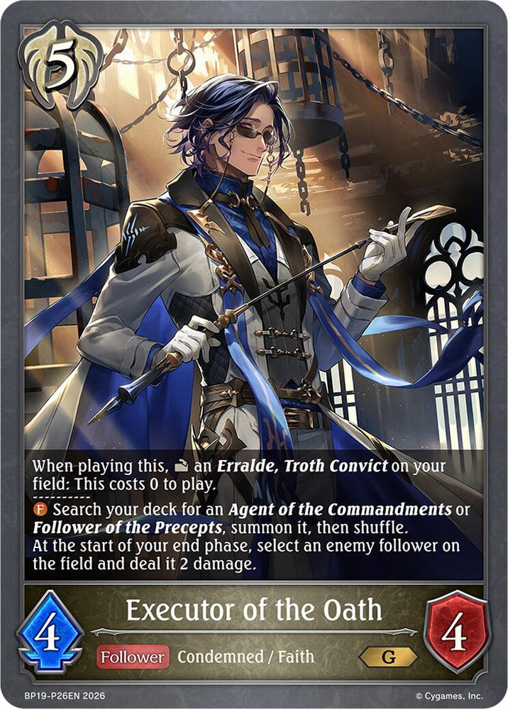 Executor of the Oath - P26EN (Foil) (BP19-P26EN) [Eightfold Retribution]