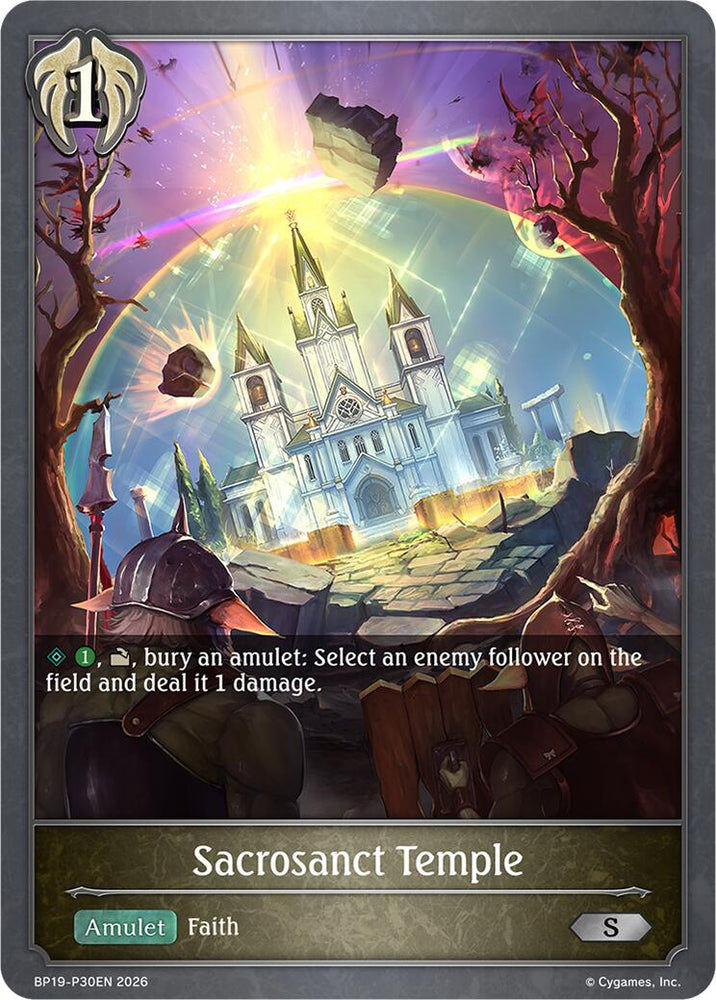 Sacrosanct Temple - P30EN (Foil) (BP19-P30EN) [Eightfold Retribution]