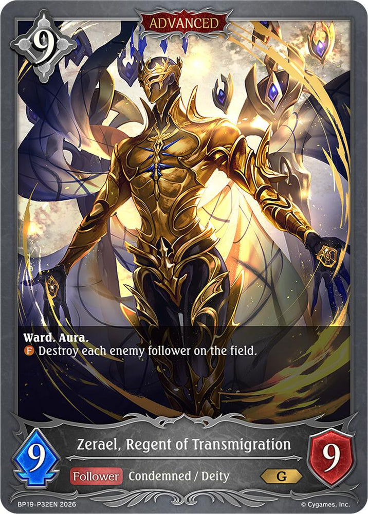 Zerael, Regent of Transmigration - P32EN (Foil) (BP19-P32EN) [Eightfold Retribution]