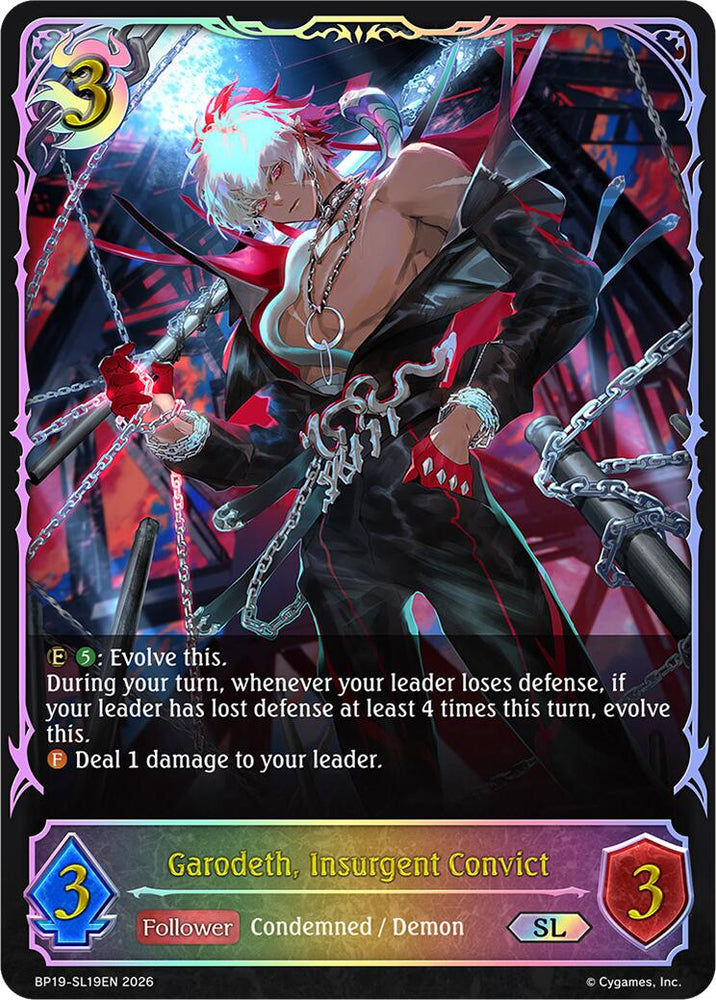 Garodeth, Insurgent Convict (BP19-SL19EN) [Eightfold Retribution]