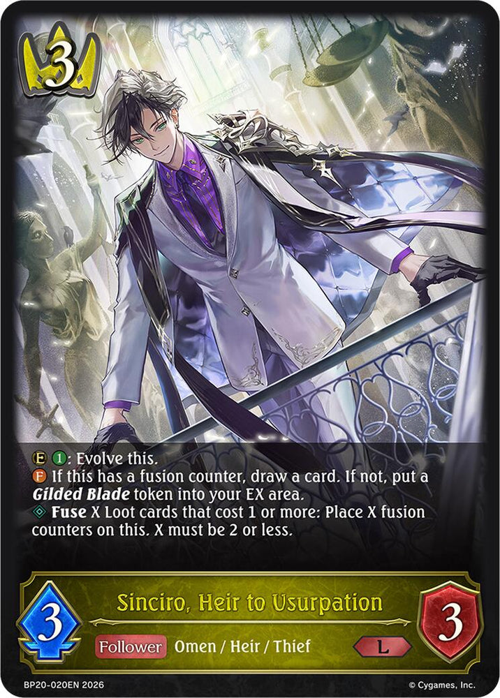 Sinciro, Heir to Usurpation (BP20-020EN) [Omens and Heirs]