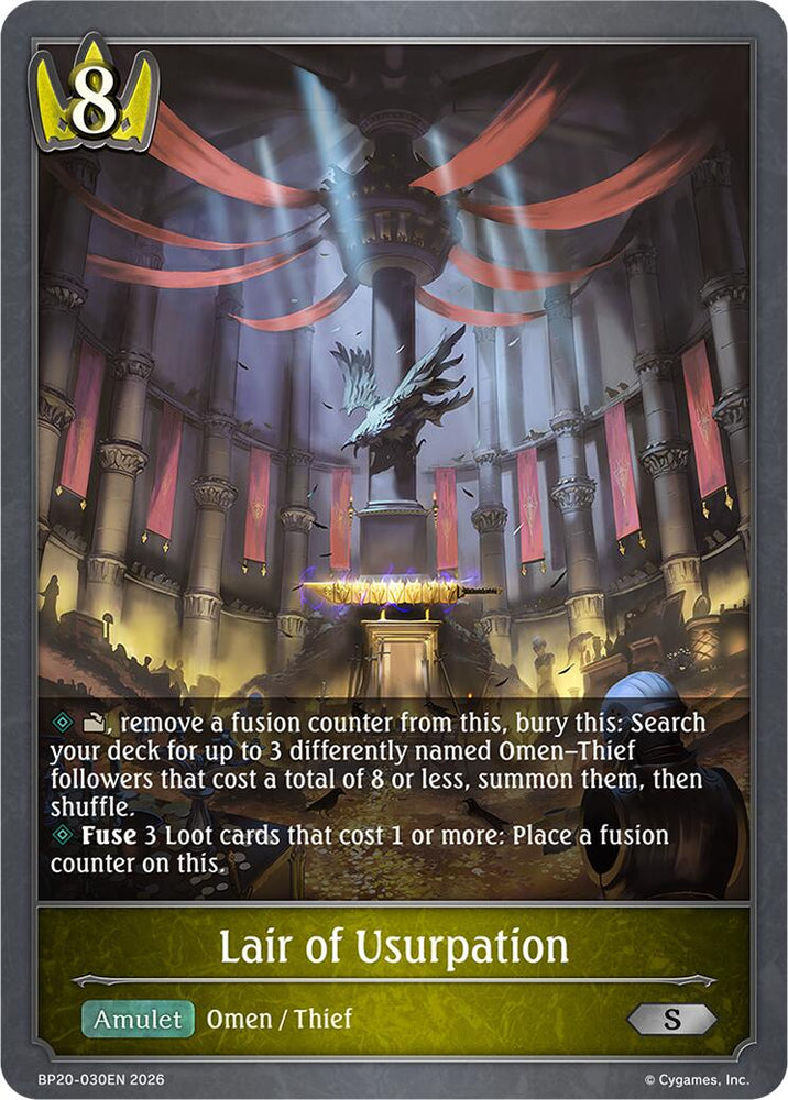 Lair of Usurpation (BP20-030EN) [Omens and Heirs]