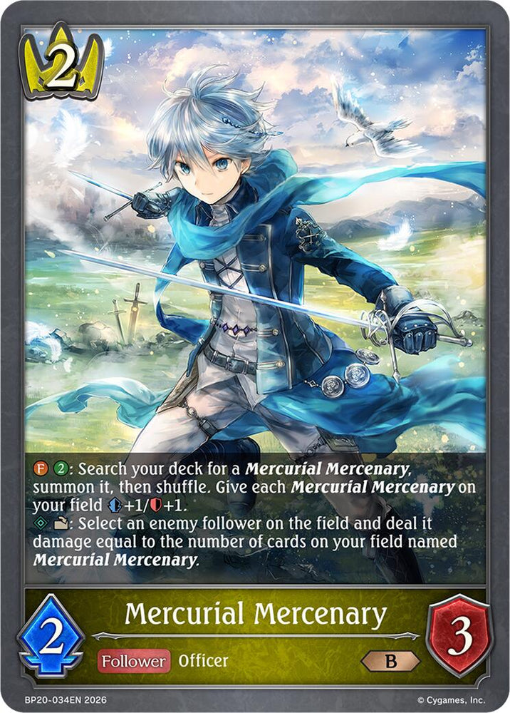 Mercurial Mercenary (BP20-034EN) [Omens and Heirs]