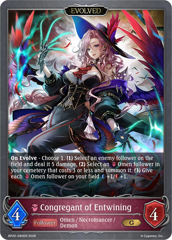 Congregant of Entwining (Evolved) (BP20-080EN) [Omens and Heirs]