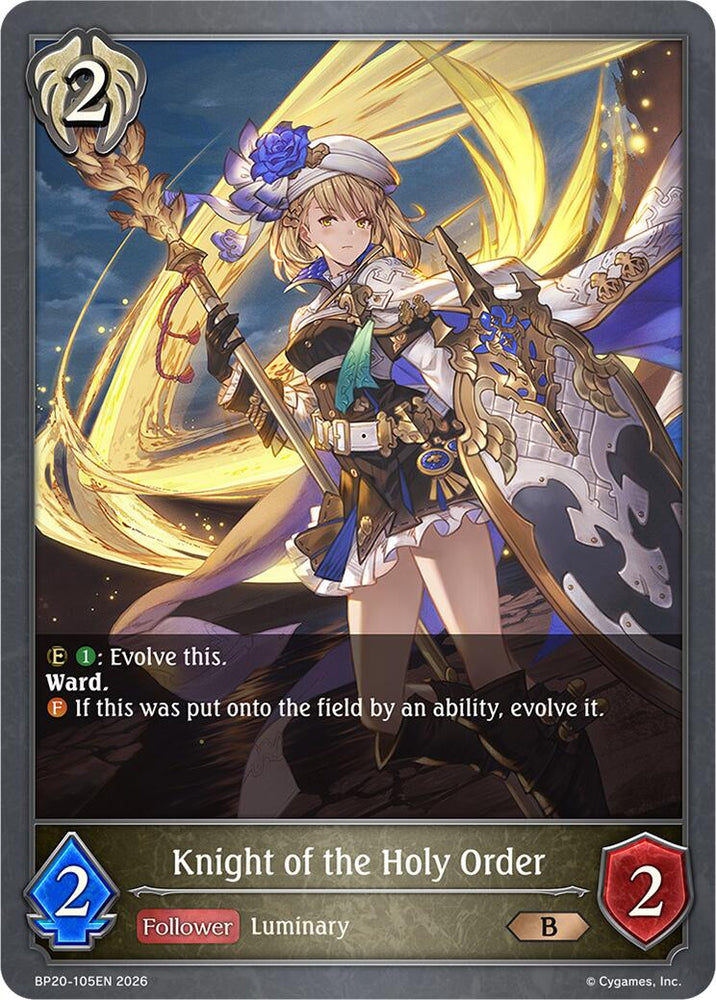 Knight of the Holy Order (BP20-105EN) [Omens and Heirs]