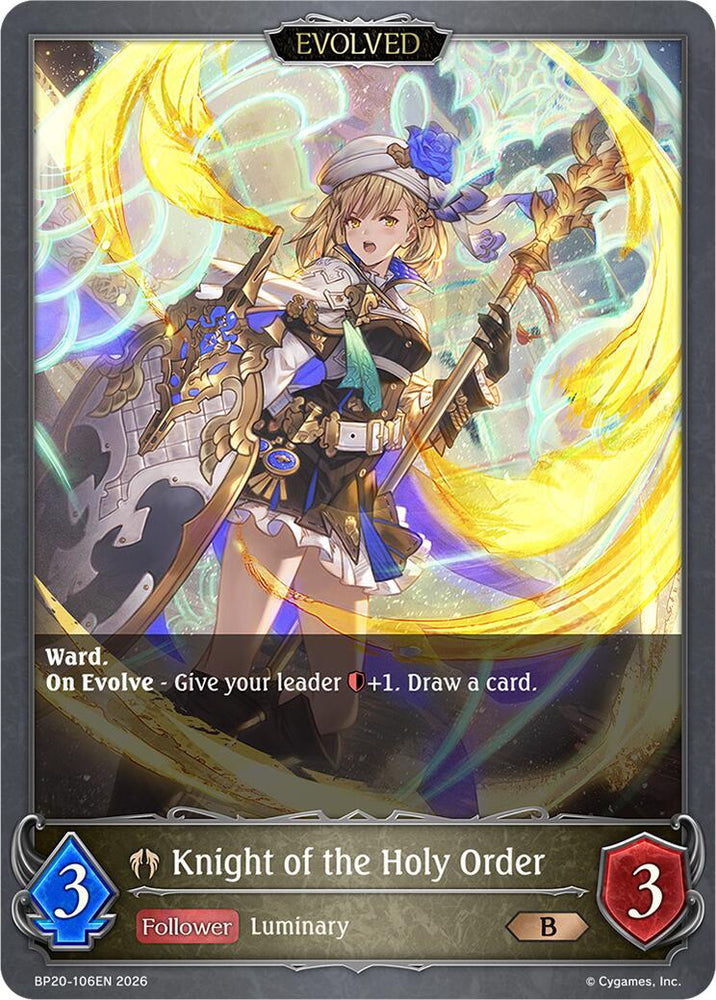 Knight of the Holy Order (Evolved) (BP20-106EN) [Omens and Heirs]