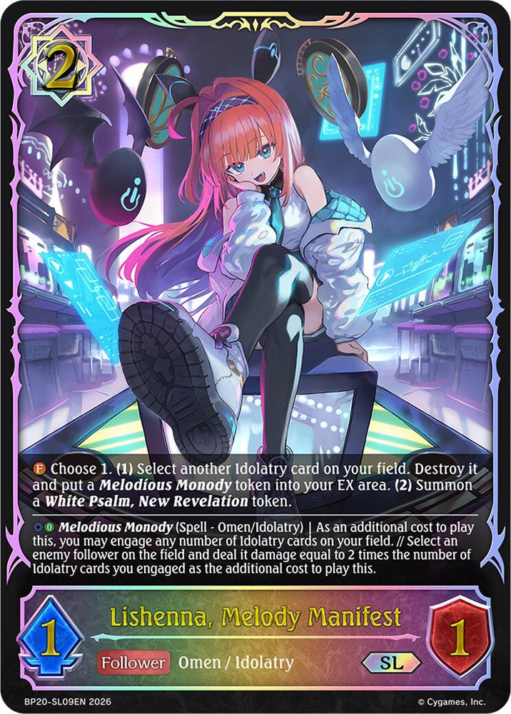 Lishenna, Melody Manifest (BP20-SL09EN) [Omens and Heirs]