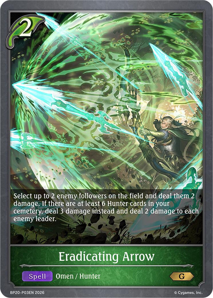 Eradicating Arrow - P03EN (Foil) (BP20-P03EN) [Omens and Heirs]
