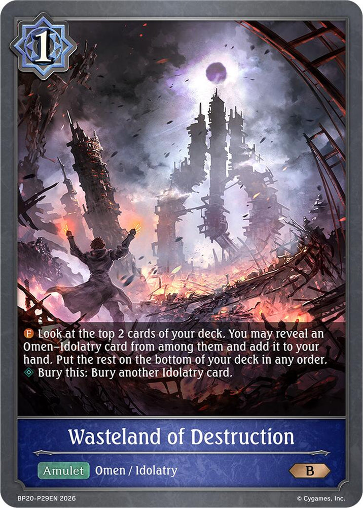 Wasteland of Destruction - P29EN (Foil) (BP20-P29EN) [Omens and Heirs]