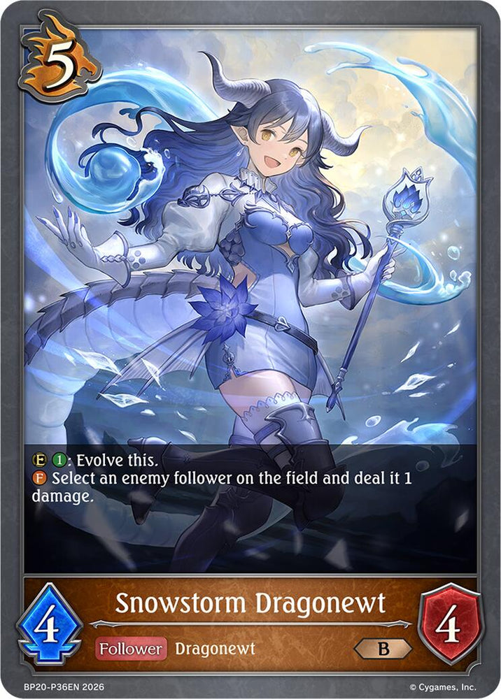 Snowstorm Dragonewt - P36EN (Foil) (BP20-P36EN) [Omens and Heirs]