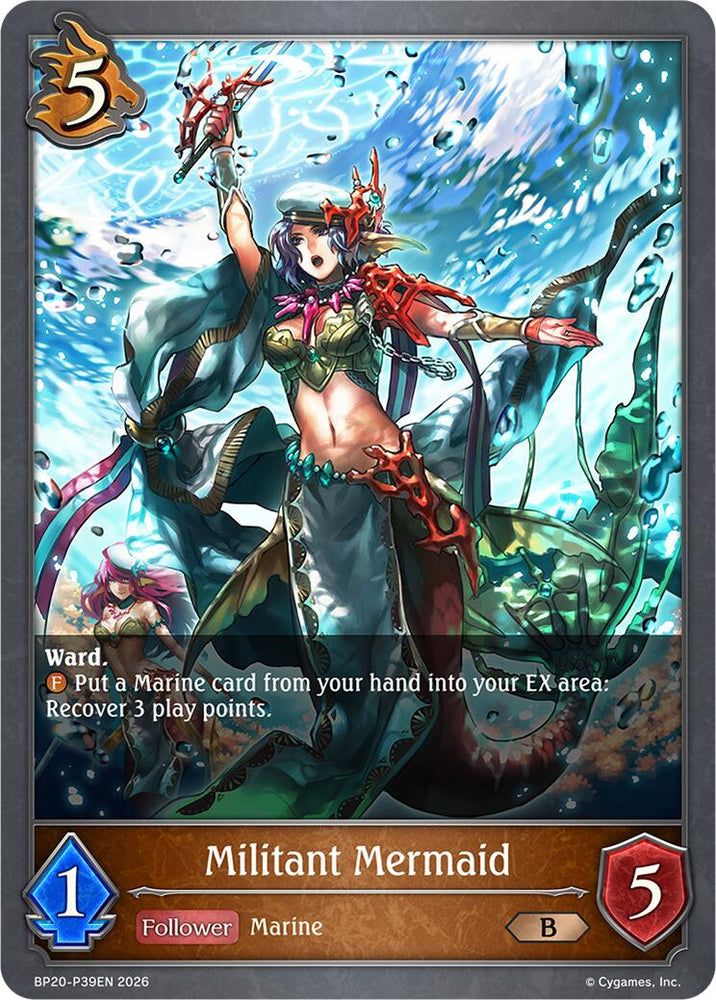 Militant Mermaid - P39EN (Foil) (BP20-P39EN) [Omens and Heirs]