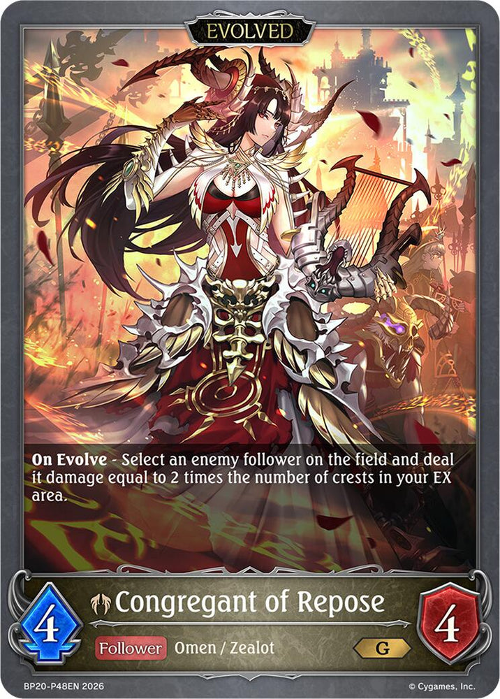 Congregant of Repose (Evolved) - P48EN (Foil) (BP20-P48EN) [Omens and Heirs]