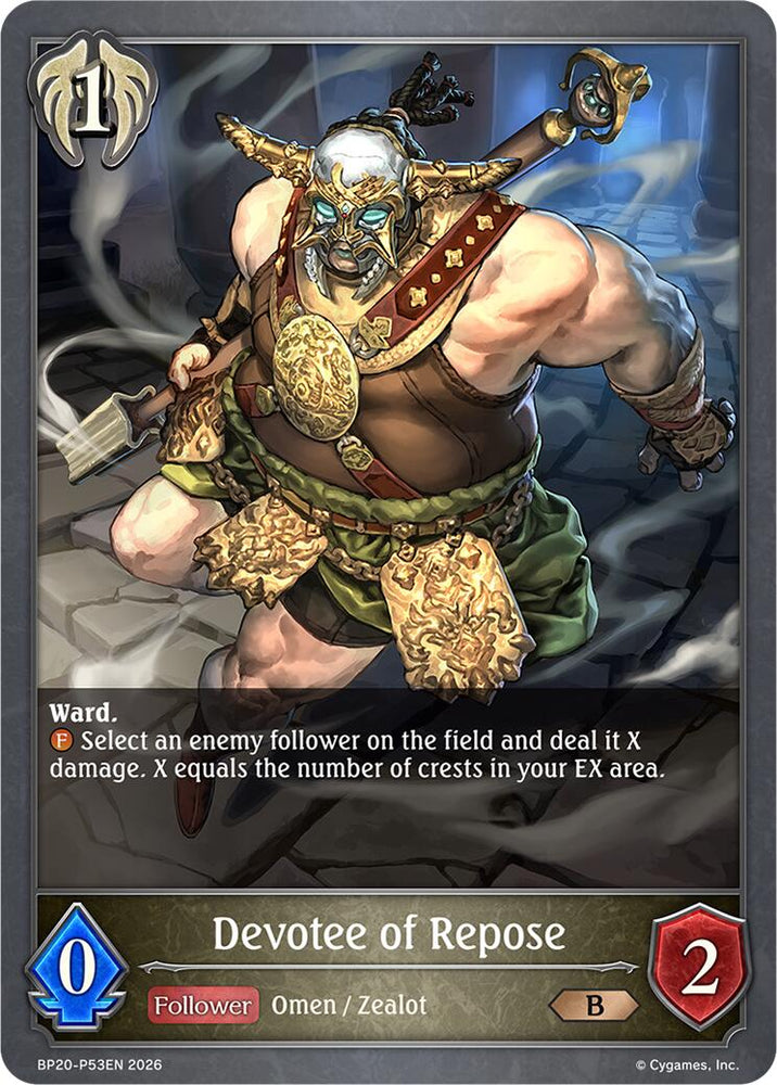 Devotee of Repose - P53EN (Foil) (BP20-P53EN) [Omens and Heirs]