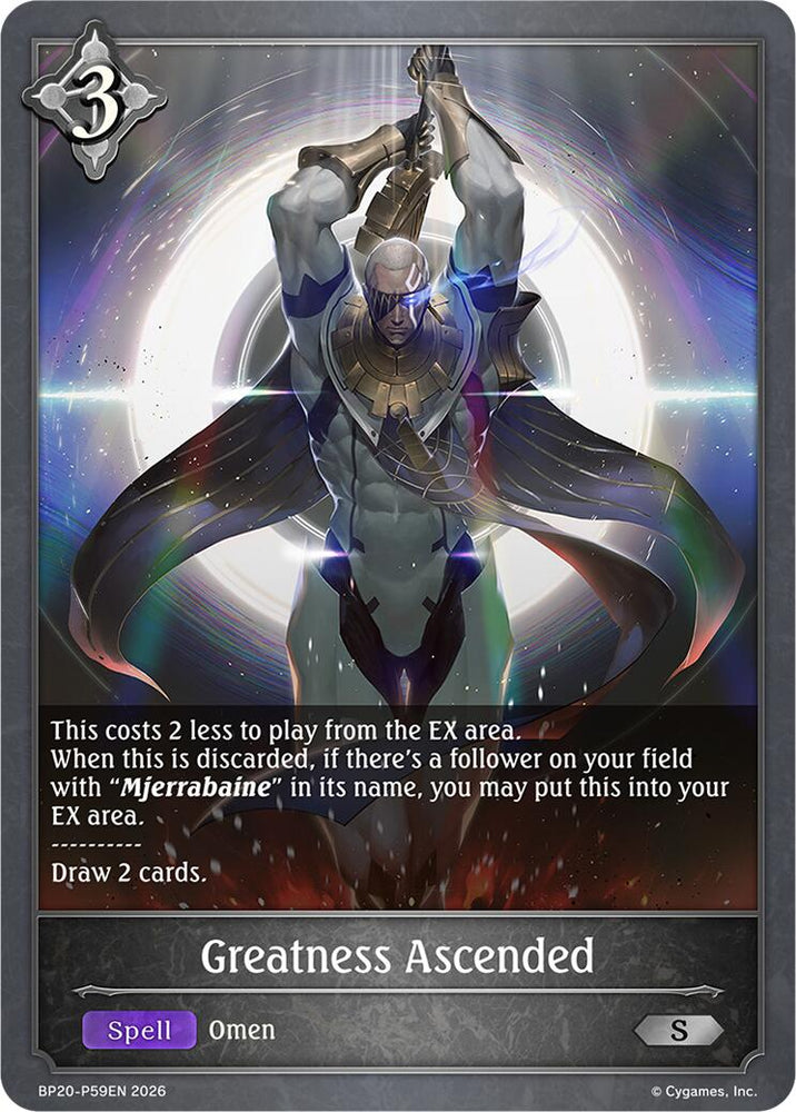 Greatness Ascended - P59EN (Foil) (BP20-P59EN) [Omens and Heirs]