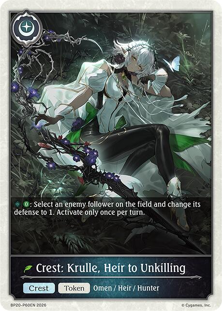 Crest: Krulle, Heir to Unkilling - P60EN (Foil) (BP20-P60EN) [Omens and Heirs]