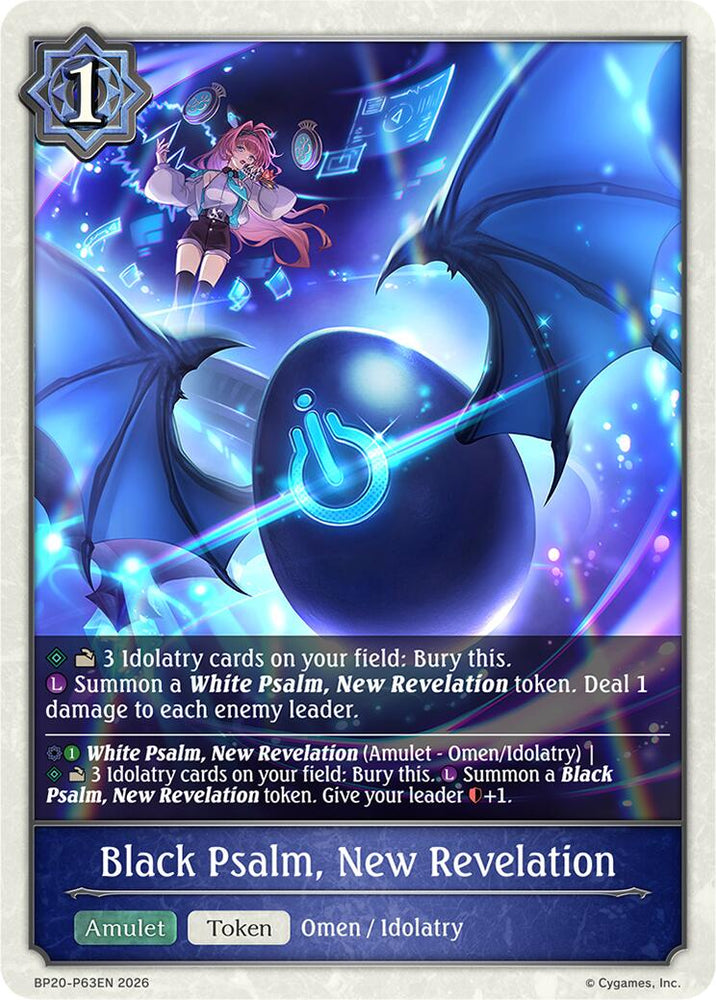 Black Psalm, New Revelation - P63EN (Foil) (BP20-P63EN) [Omens and Heirs]