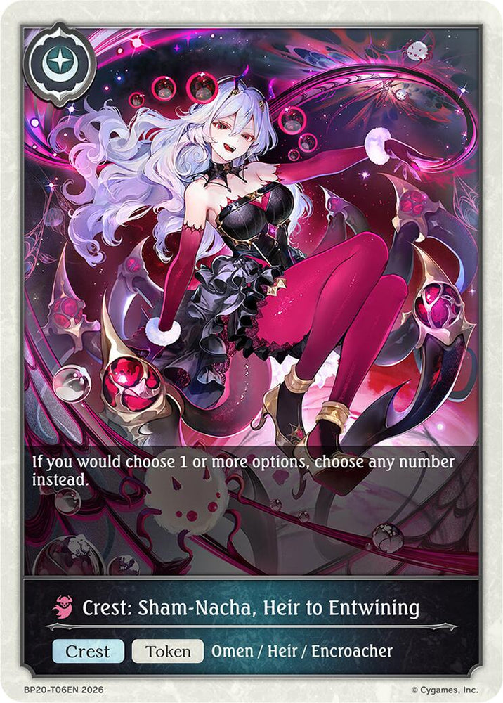 Crest: Sham-Nacha, Heir to Entwining (BP20-T06EN) [Omens and Heirs]