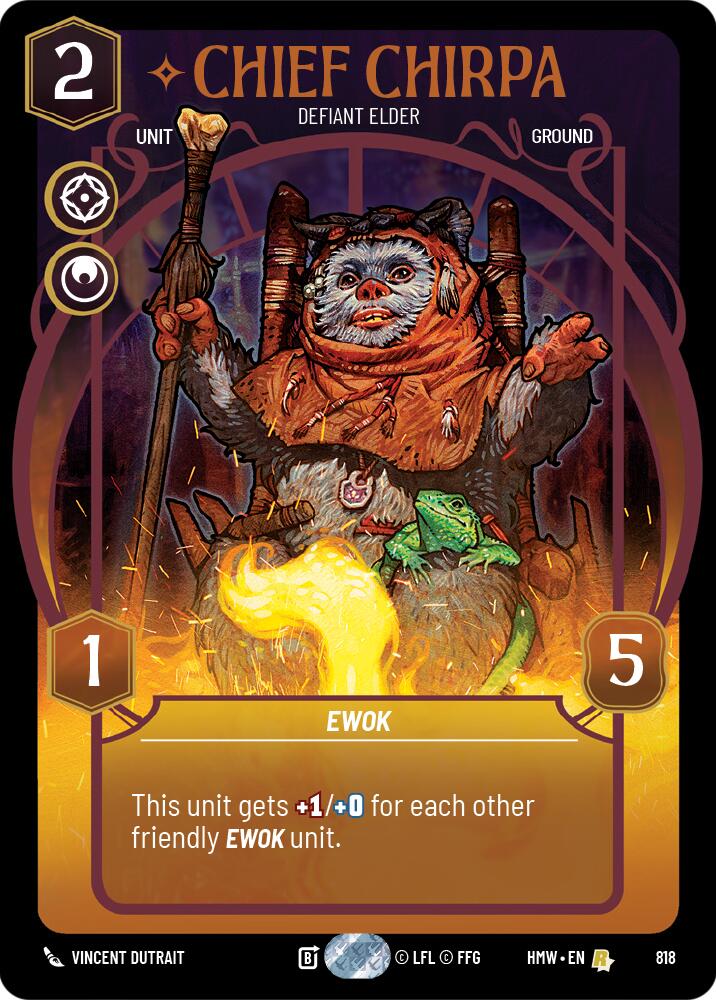 Chief Chirpa - Defiant Elder (818) (Prestige) (818) [Homeworlds]