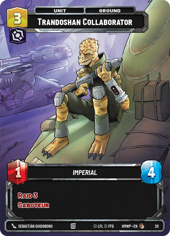Trandoshan Collaborator (20) (20) [Homeworlds: Weekly Play]
