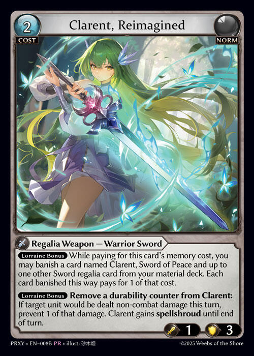 Clarent, Reimagined (008B) [Proxia's Vault]