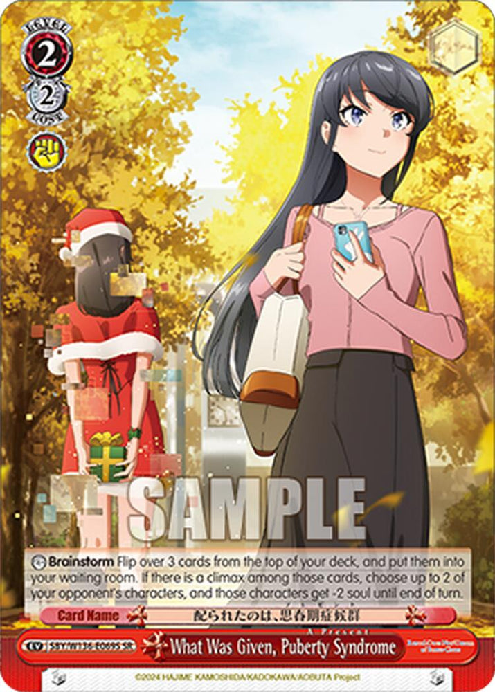 What Was Given, Puberty Syndrome (SR) (SBY/W136-E069S) [Rascal Does Not Dream of Santa Claus]