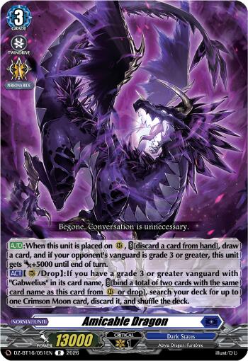 Amicable Dragon (DZ-BT16/051EN) [Parallactic Dawn]