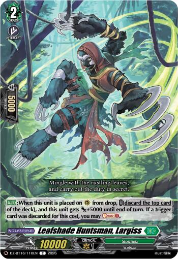 Leafshade Huntsman, Largiss (DZ-BT16/110EN) [Parallactic Dawn]