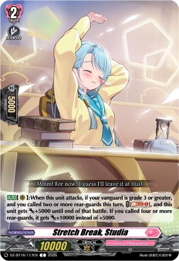 Stretch Break, Studia (DZ-BT16/117EN) [Parallactic Dawn]