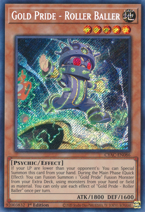 yugioh gold pride cards  2000 1 Tuner + 1+ non Gold Pride - Chariot Carrie