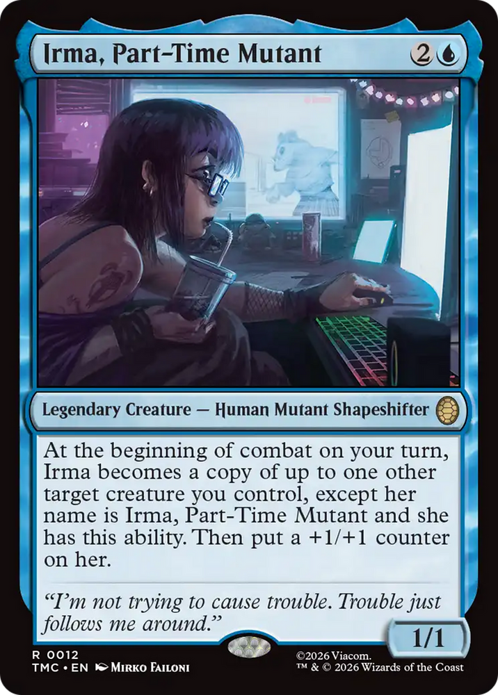 Irma, Part-Time Mutant [Teenage Mutant Ninja Turtles Commander]